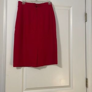 Red Pencil Skirt